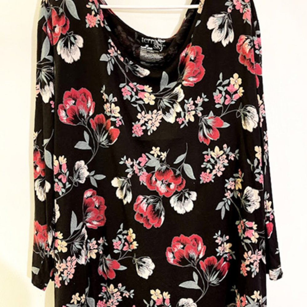 3X (24-26) Terra & Sky Blouse